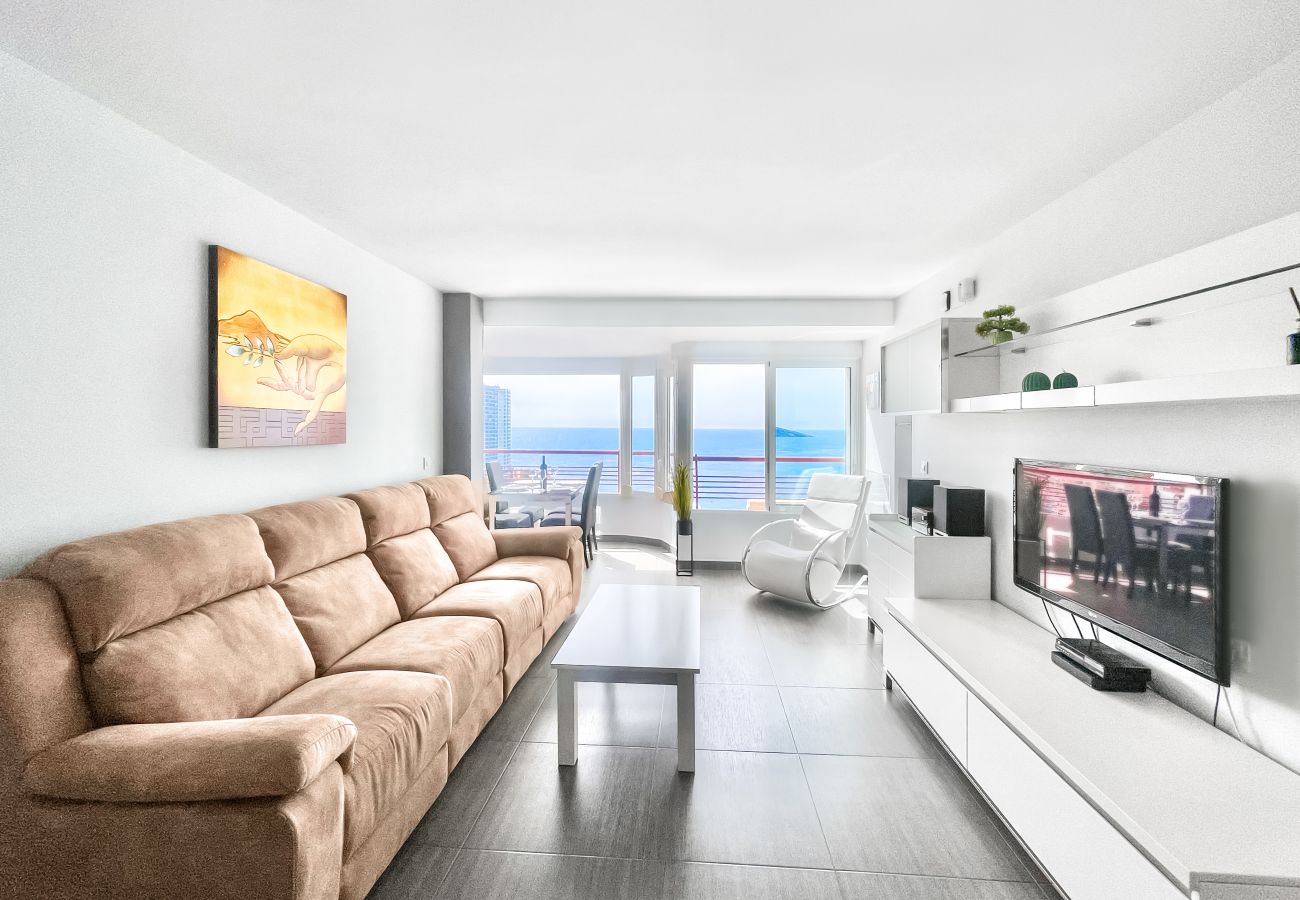 Apartment in Benidorm - Sky 21-floor Frontline Levante Coblanca Apartment (N156)